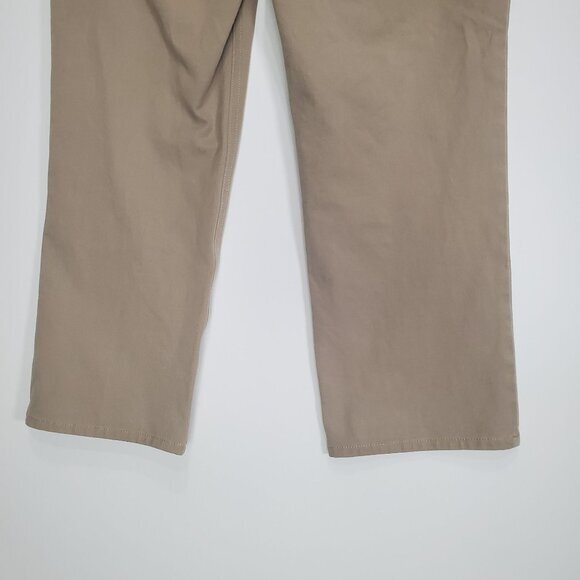 ESCADA SPORT Womens jeans size 38 US 8 'marie' crop Italy tan midrise stretchy - Picture 10 of 11